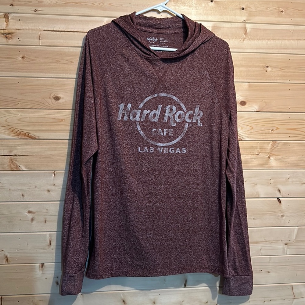 3/$12 Hard Rock Cafe Las Vegas Hooded Long Sleeve
